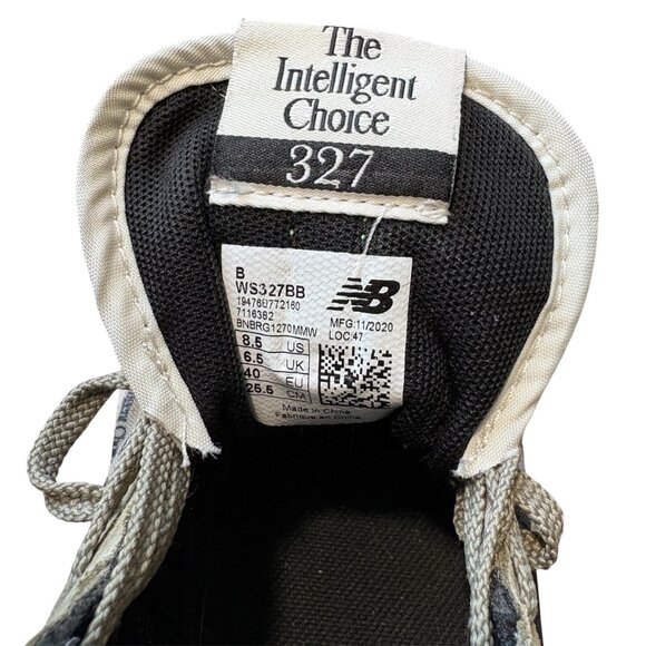 New Balance Women’s 327 Sneaker Shoes in Khaki Size 8.5 The Intelligent Choice - Picture 8 of 15